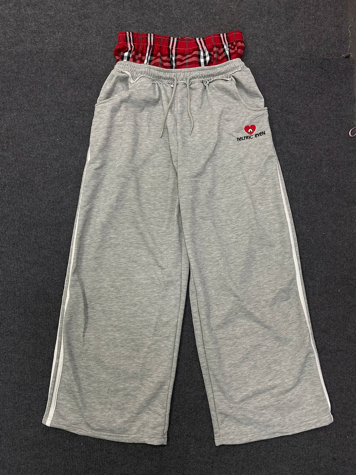 American Retro College-Inspired Loose-Fit sweatpants