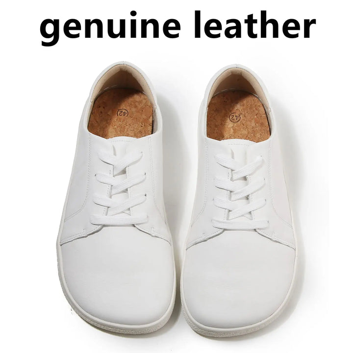 Barefoot  Zero Drop Wide ToeBox Leather Sneakers