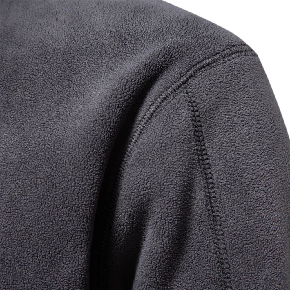 Warm Fleece Softshell Pullover Sweatshirt