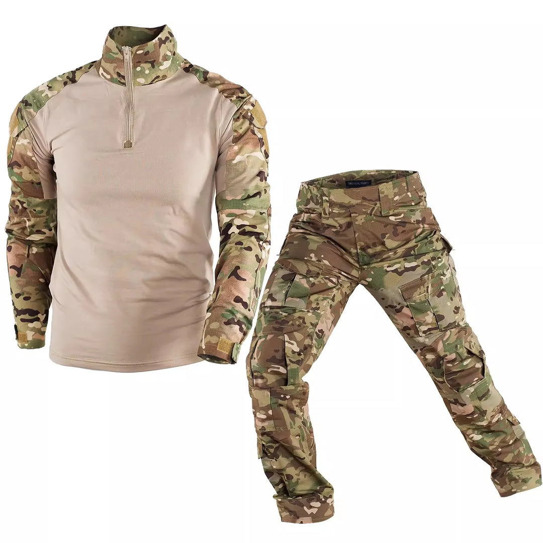 Tactical Lightweight Quick-Dry Camo Combat Training Set