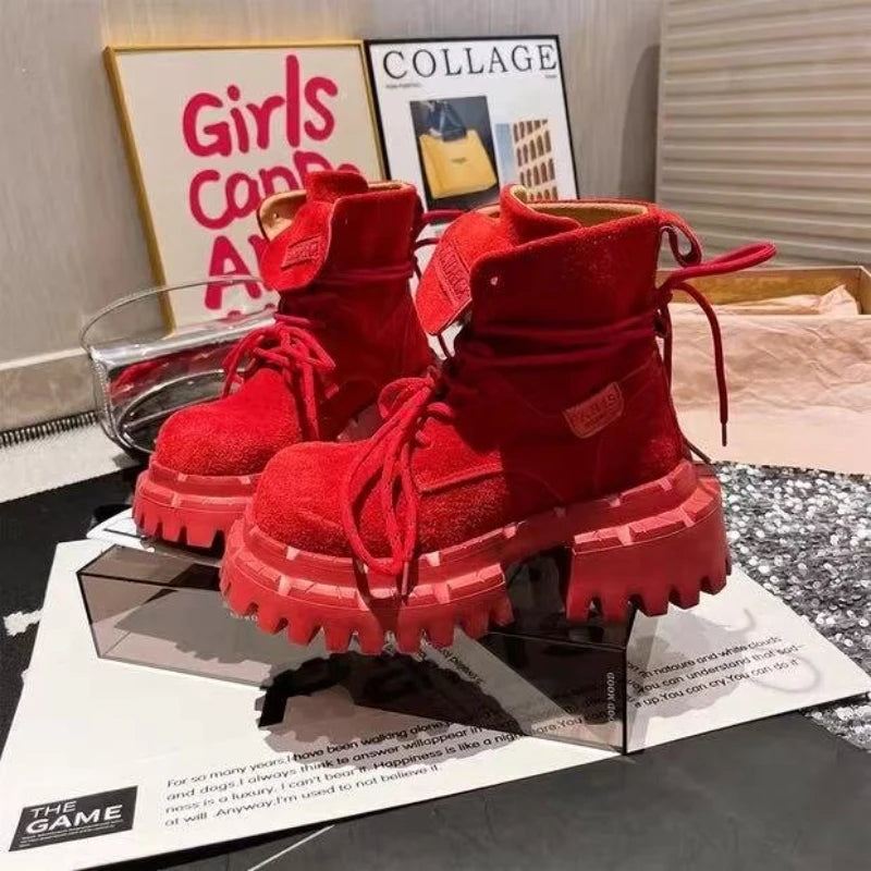 Chic Suede Cozy Chelsea Ankle Boots