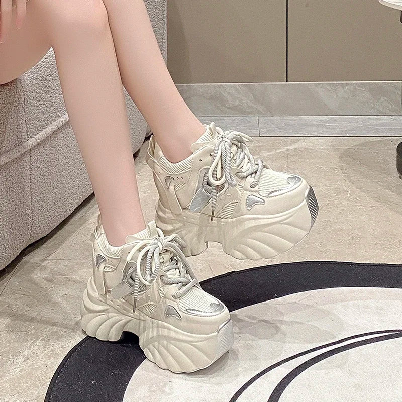 High-Top Platform Sneakers