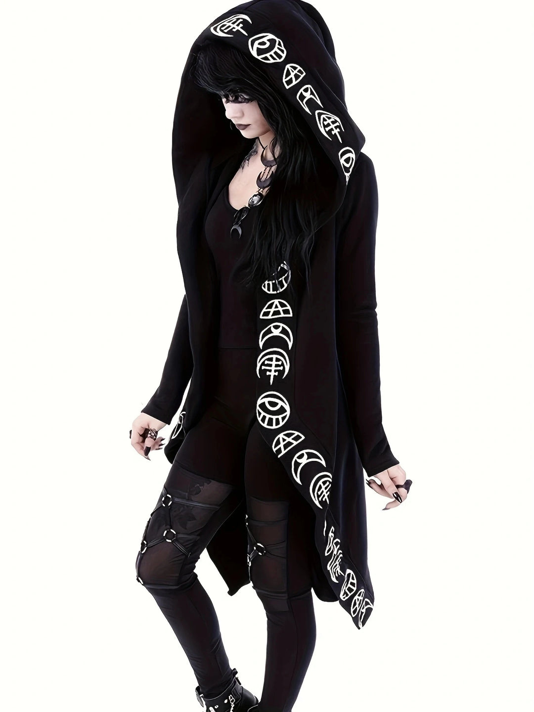 Enchanting Witchcraft-Inspired Design Gothic Hoodies