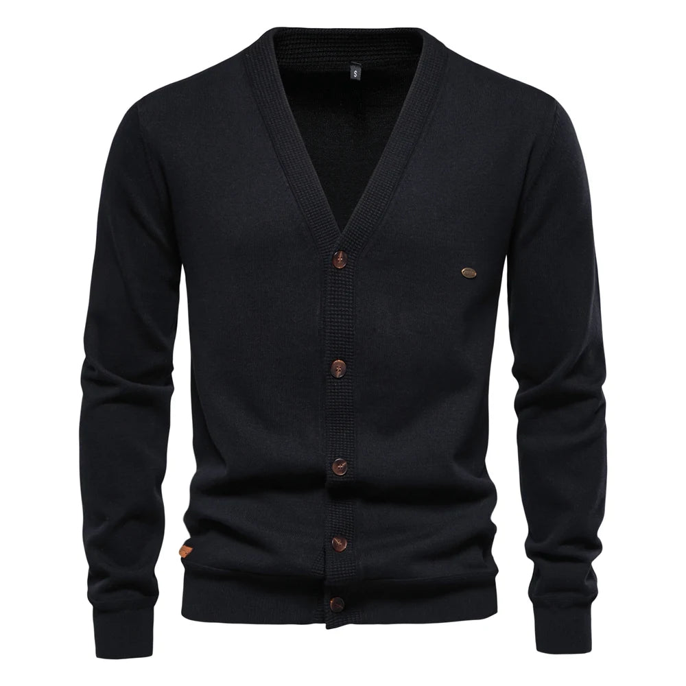 Premium Single Breasted Cotton Cardigan
