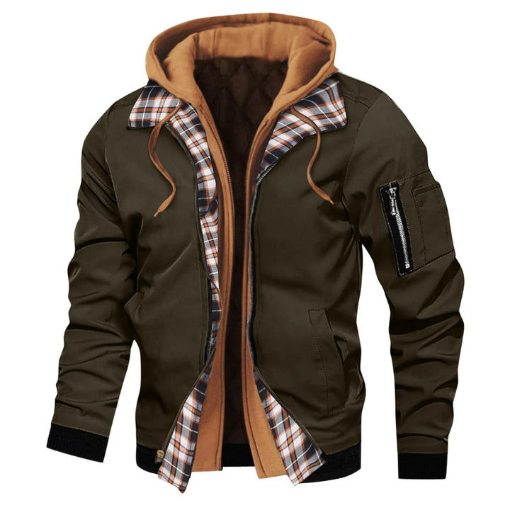 Hooded Slim Fit Thick Cotton-Padded Jacket