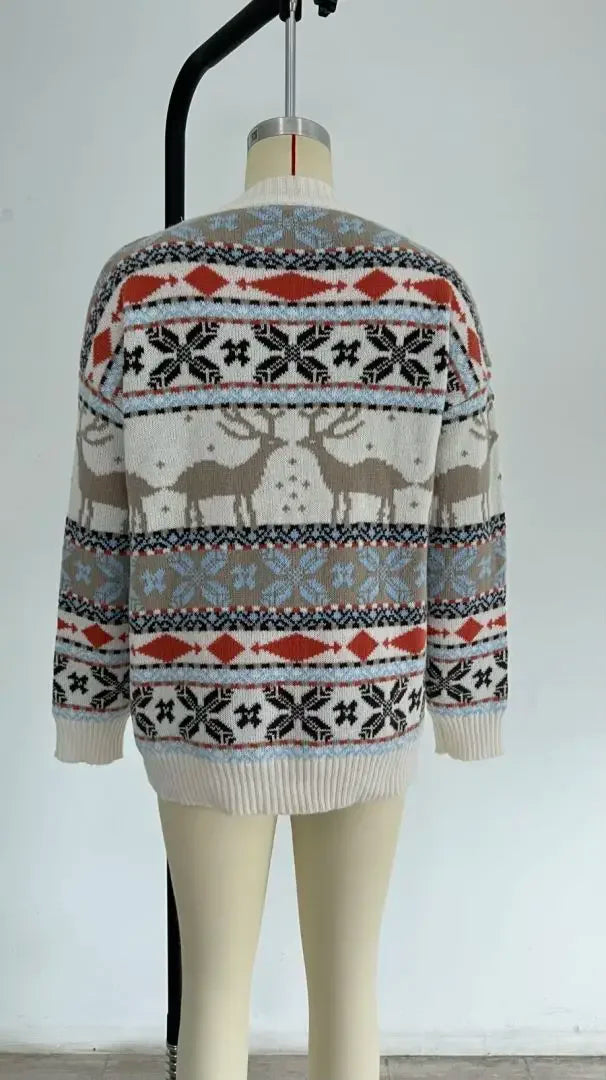 Y2k Style Thick Warm Knitted Winter Christmas Sweaters