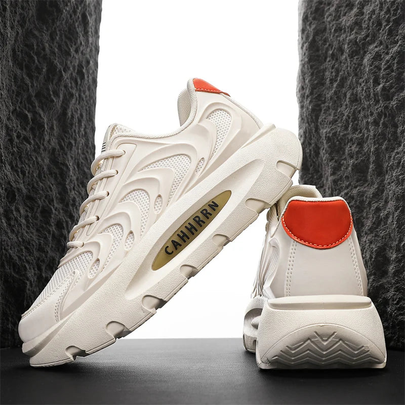 Versatile Mesh Breathable Thick-Soled Sneakers