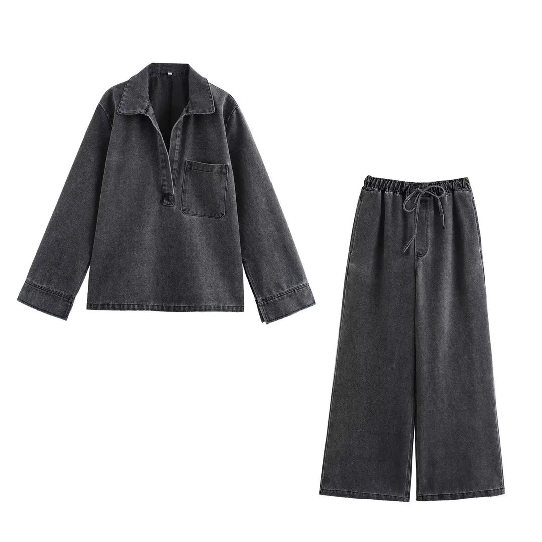 Bestselling Denim top and pants Set