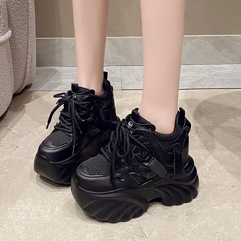 High-Top Platform Sneakers