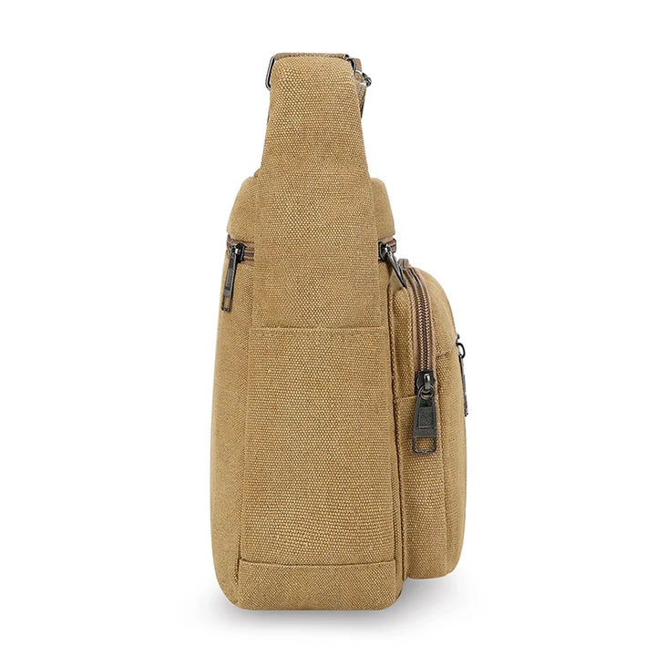 Retro Messenger Crossbody Canvas Travel Bag