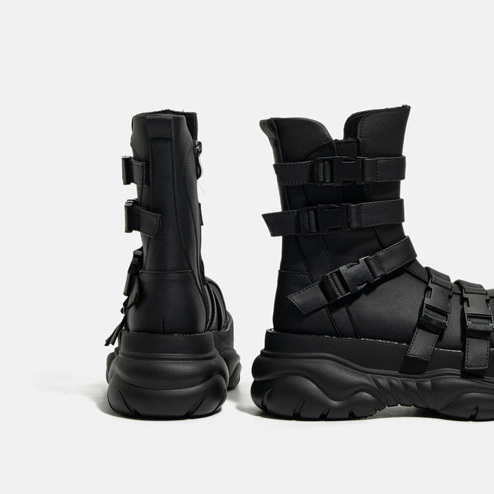 Dark Goth Big Head Punk Ankle Hot girl Boots