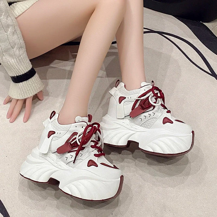 High-Top Platform Sneakers