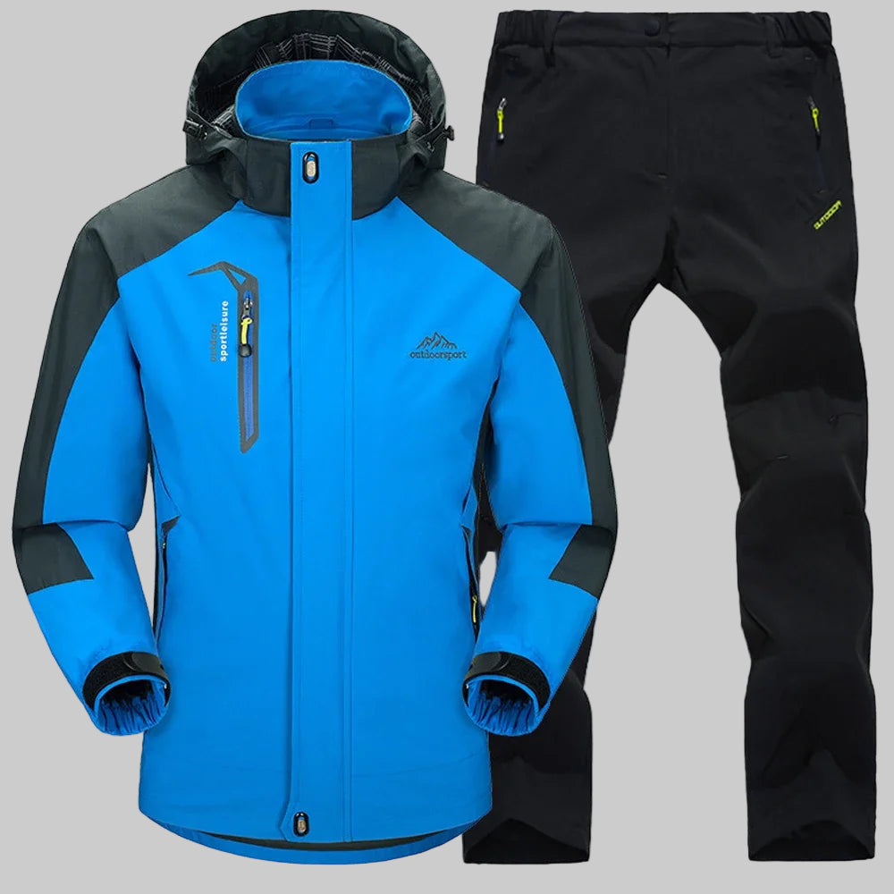 HIKNBEAR ™| Thermal Waterproof Hooded Hiking Suit.