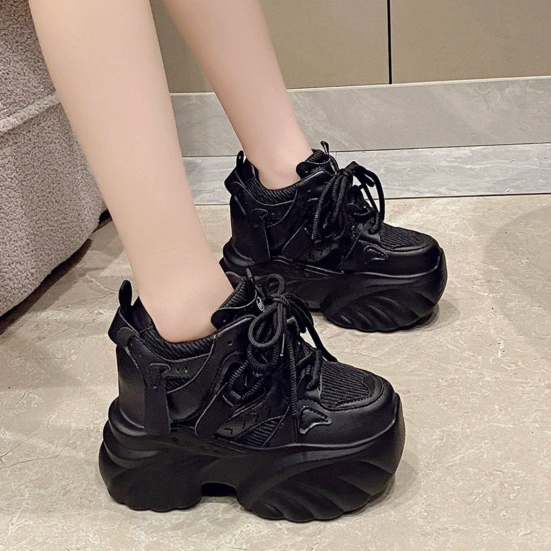 High-Top Platform Sneakers