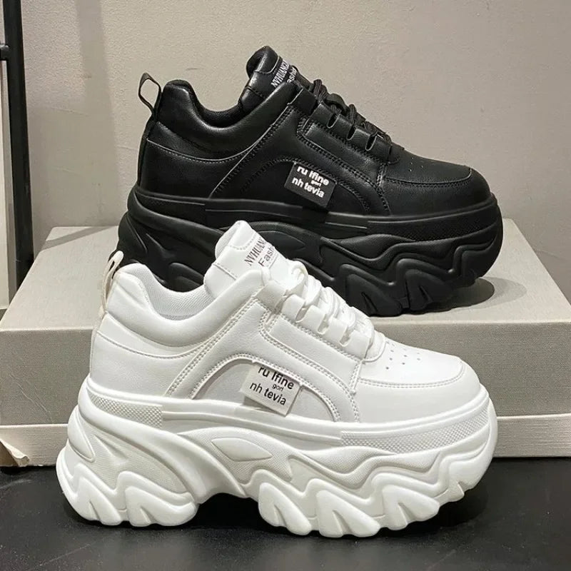 HQ PU Leather Chunky Sneakers
