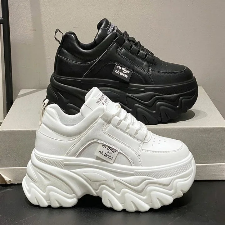 HQ PU Leather Chunky Sneakers
