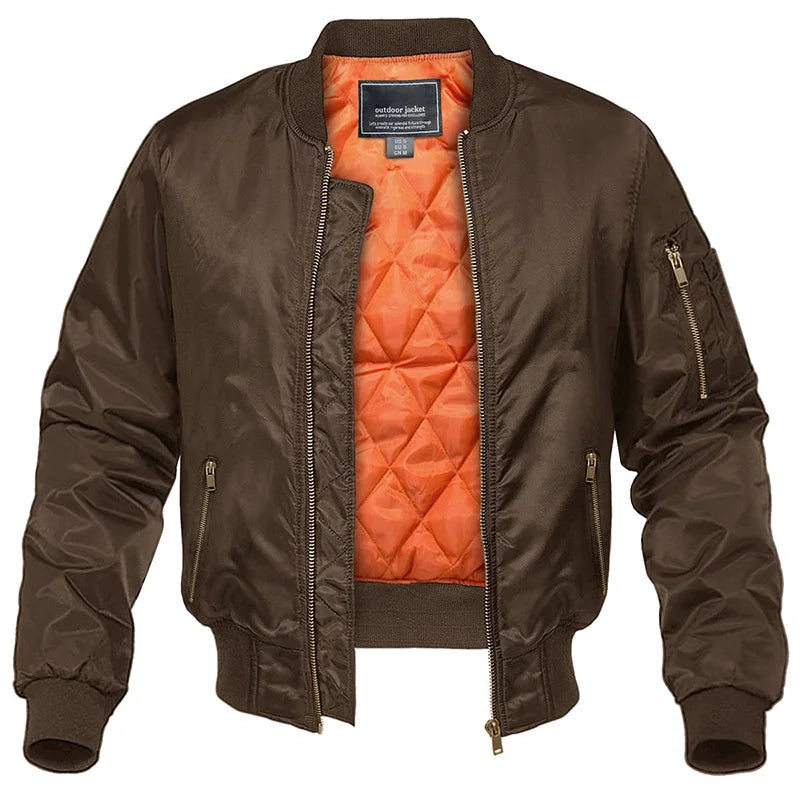 GUNAR | Thick Warm Windproof Aviator Bomber Jacket