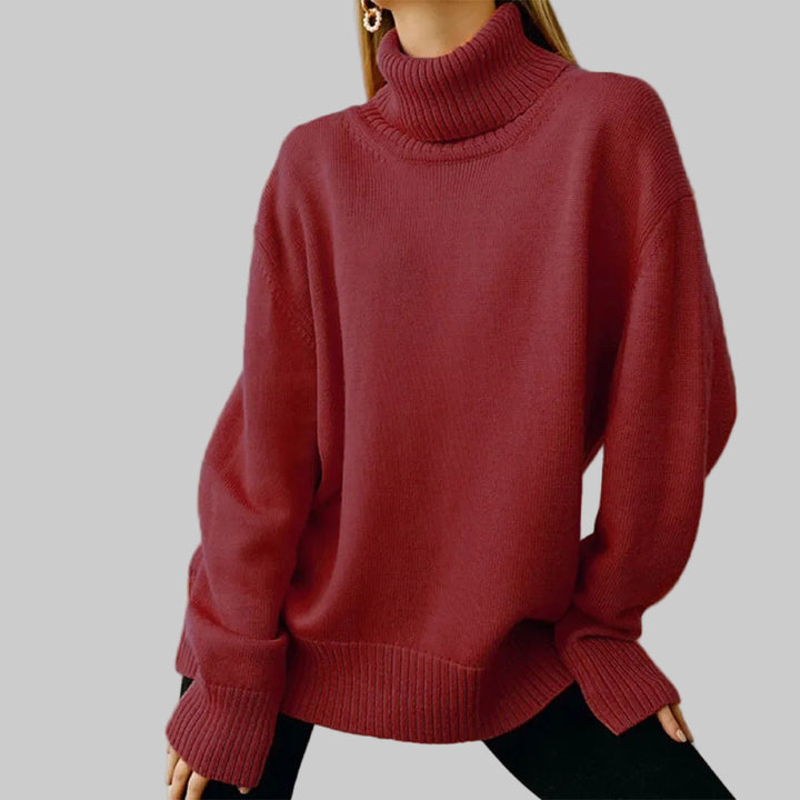 Cozy Thickened Fleece Turtleneck Sweater