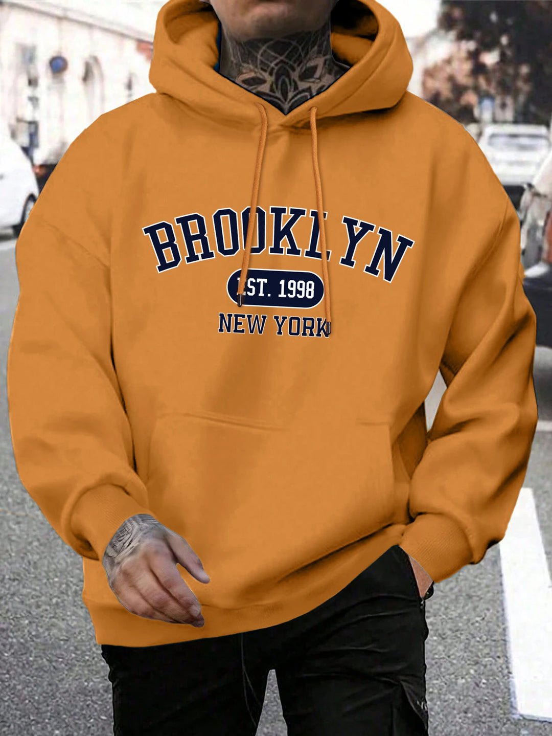 Brooklyn Est 1998 New York Oversized Hoodies