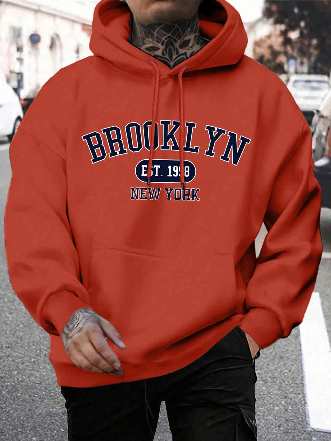 Brooklyn Est 1998 New York Oversized Hoodies