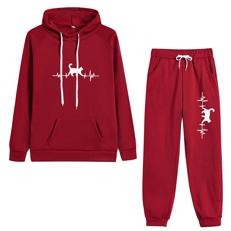 Cozy Hoodies and Pants Set
