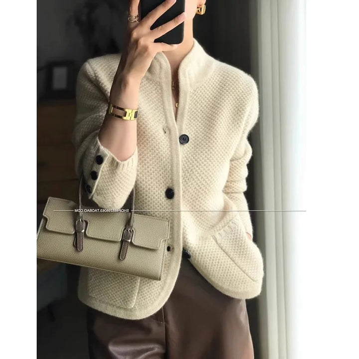 Luxurious Thick 100% Cashmere Cardigan
