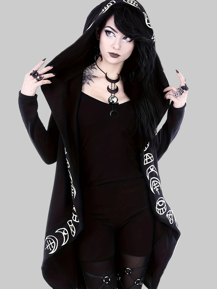 Enchanting Witchcraft-Inspired Design Gothic Hoodies