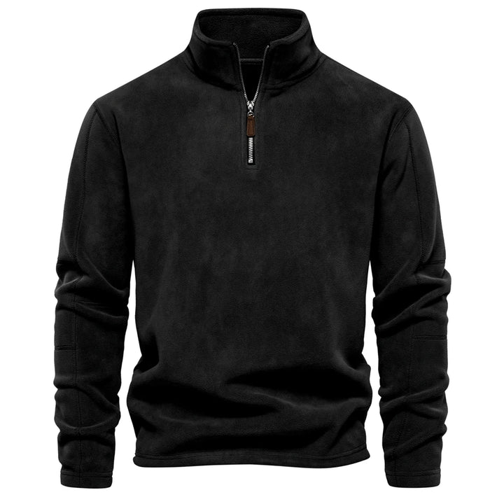 Warm Fleece Softshell Pullover Sweatshirt