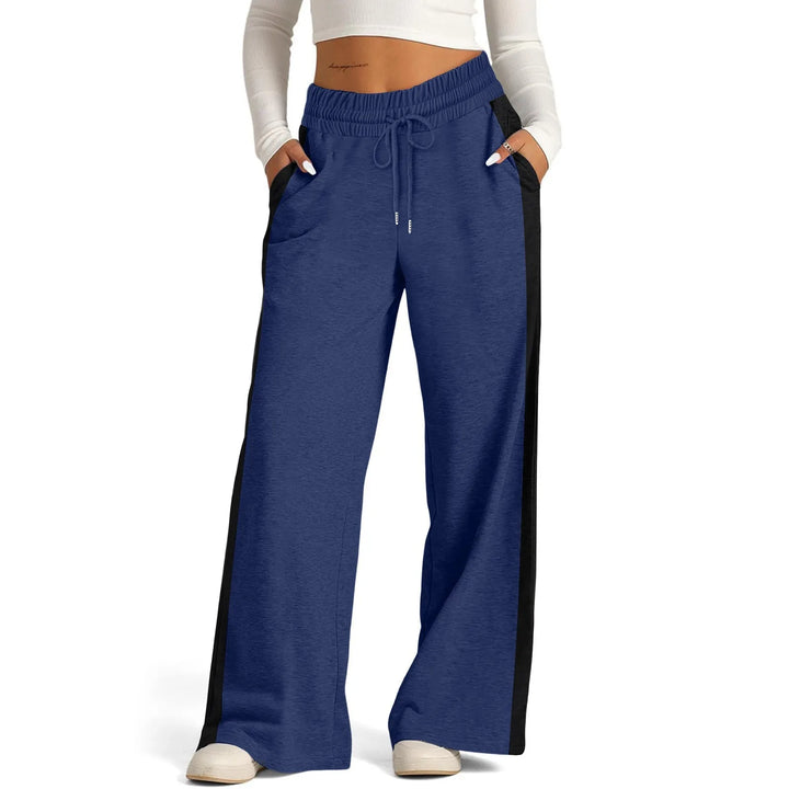 Classic Wide-Leg Sports Joggers