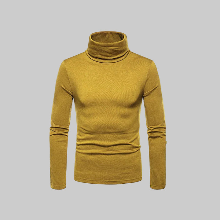 Casual Slim Fit High Collar Turtleneck Pullover
