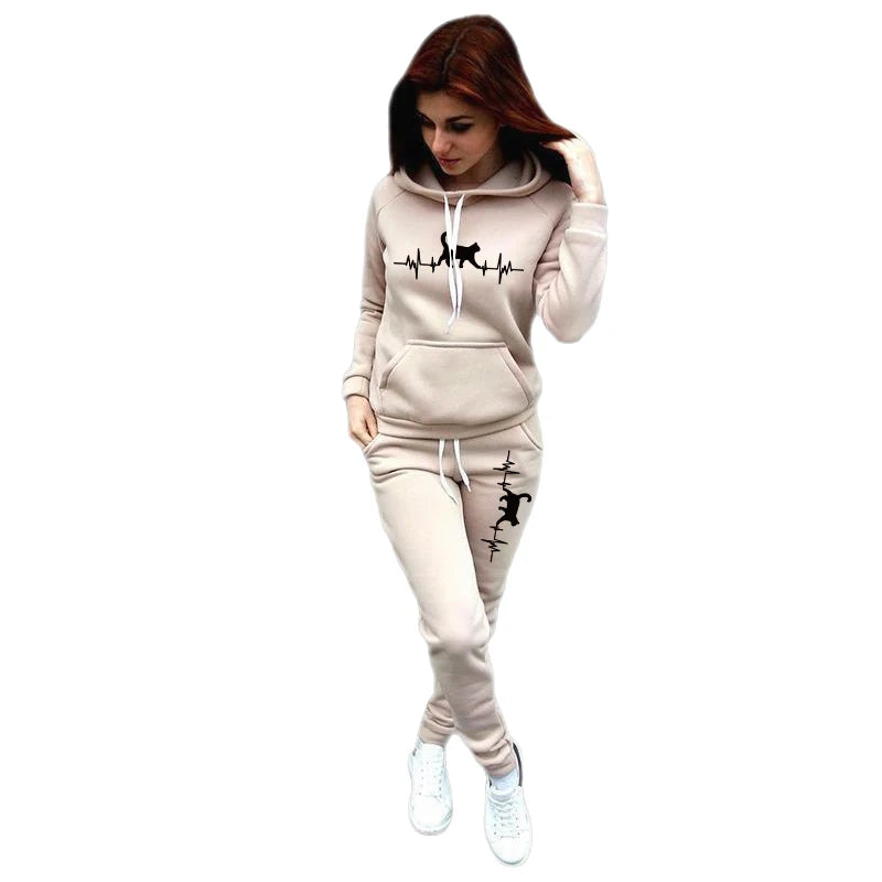 Cozy Hoodies and Pants Set