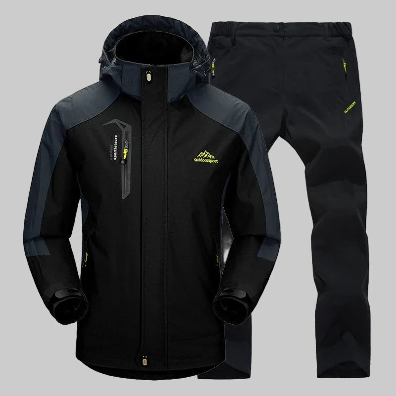 HIKNBEAR ™| Thermal Waterproof Hooded Hiking Suit.