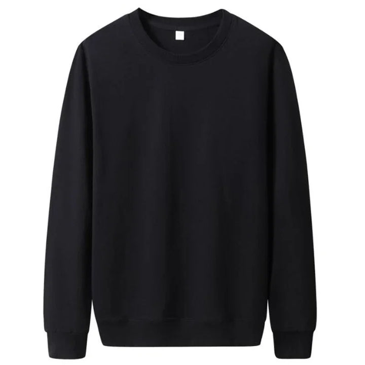 Thin Solid Color Casual Pullover Sweatshirts