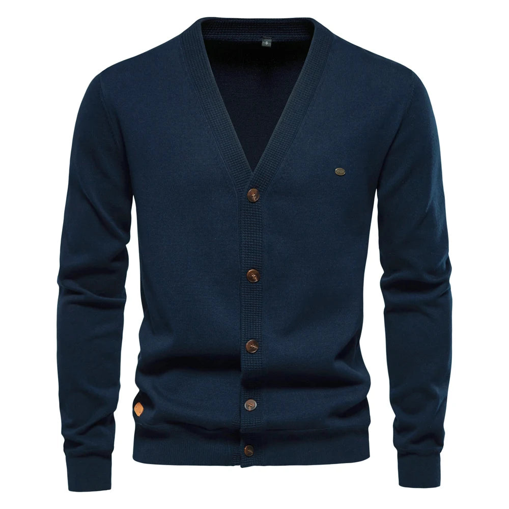 Premium Single Breasted Cotton Cardigan