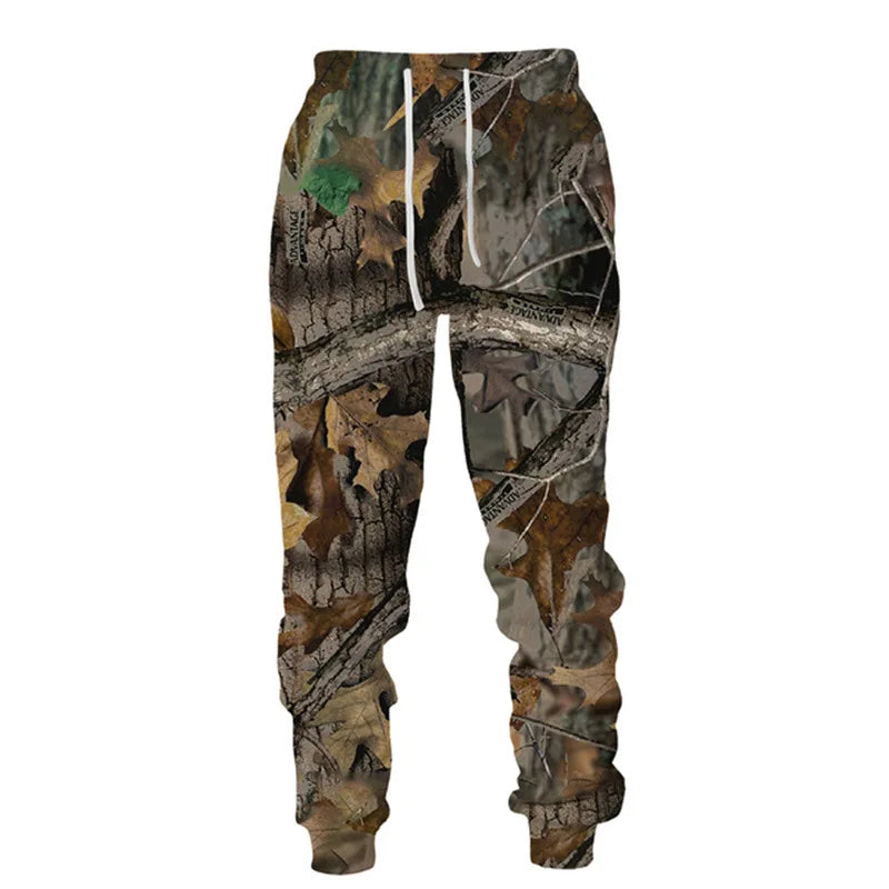3D Camouflage Hoodie Pants Set