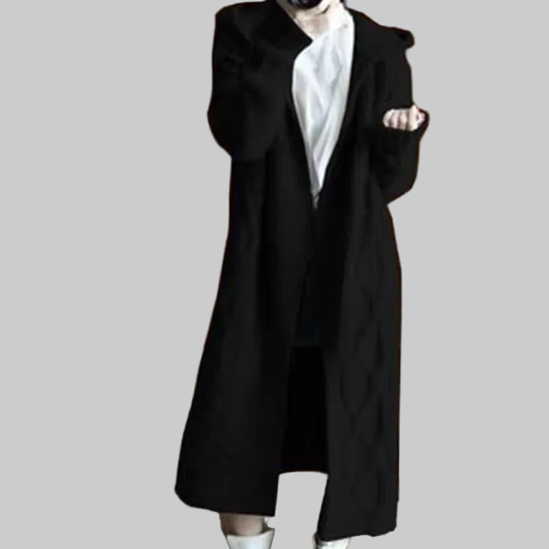 Chic Long Lazy Style Loose Hooded Cardigan