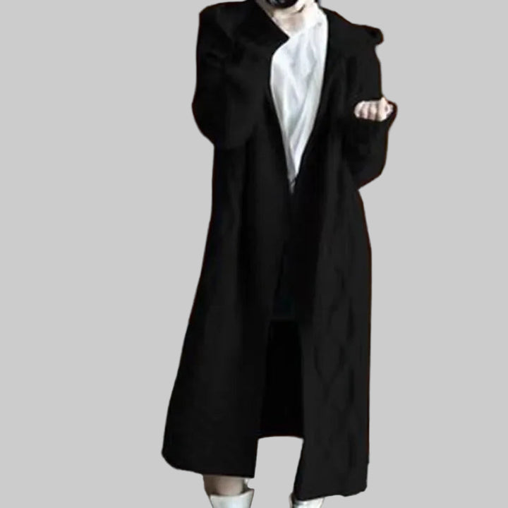Chic Long Lazy Style Loose Hooded Cardigan