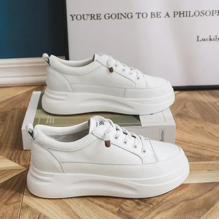 Genuine Leather Breathable Sneakers
