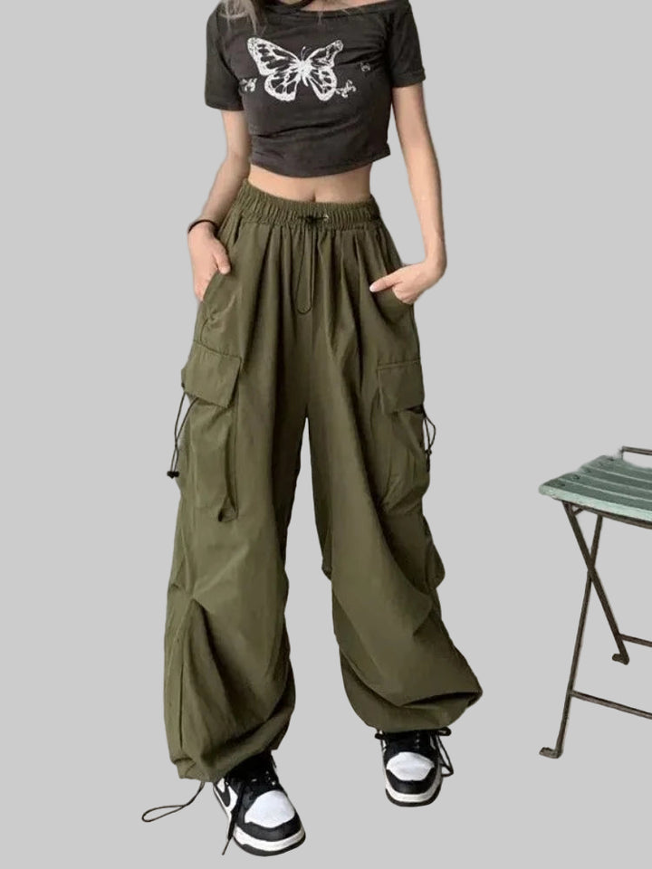 Relaxed Fit Cargo Joggers