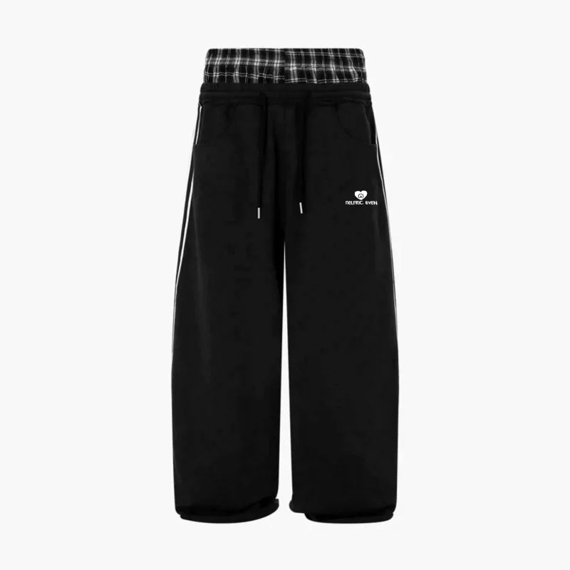 American Retro College-Inspired Loose-Fit sweatpants