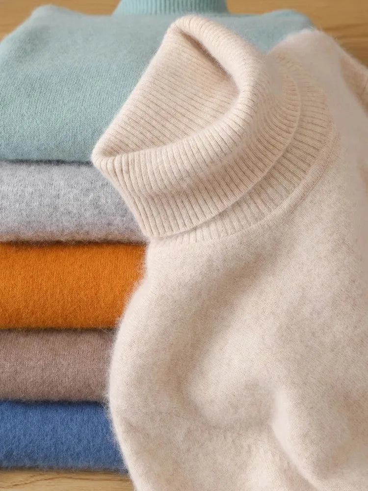 Luxurious 100% Pure Mink Velvet Cashmere Sweater