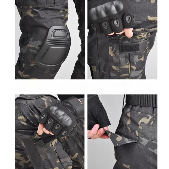 Tactical Lightweight Quick-Dry Camo Combat Training Set
