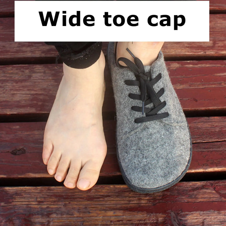 Barefoot  Zero Drop Wide ToeBox Leather Sneakers