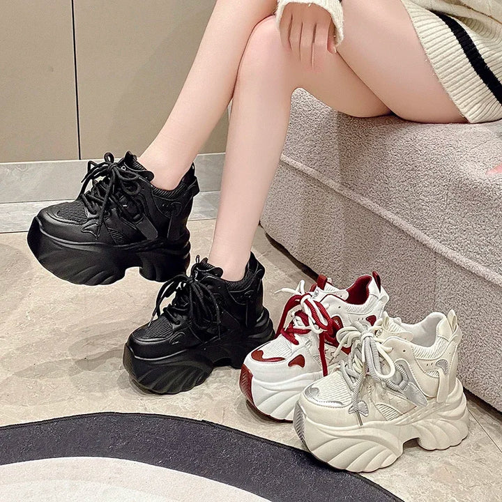 High-Top Platform Sneakers