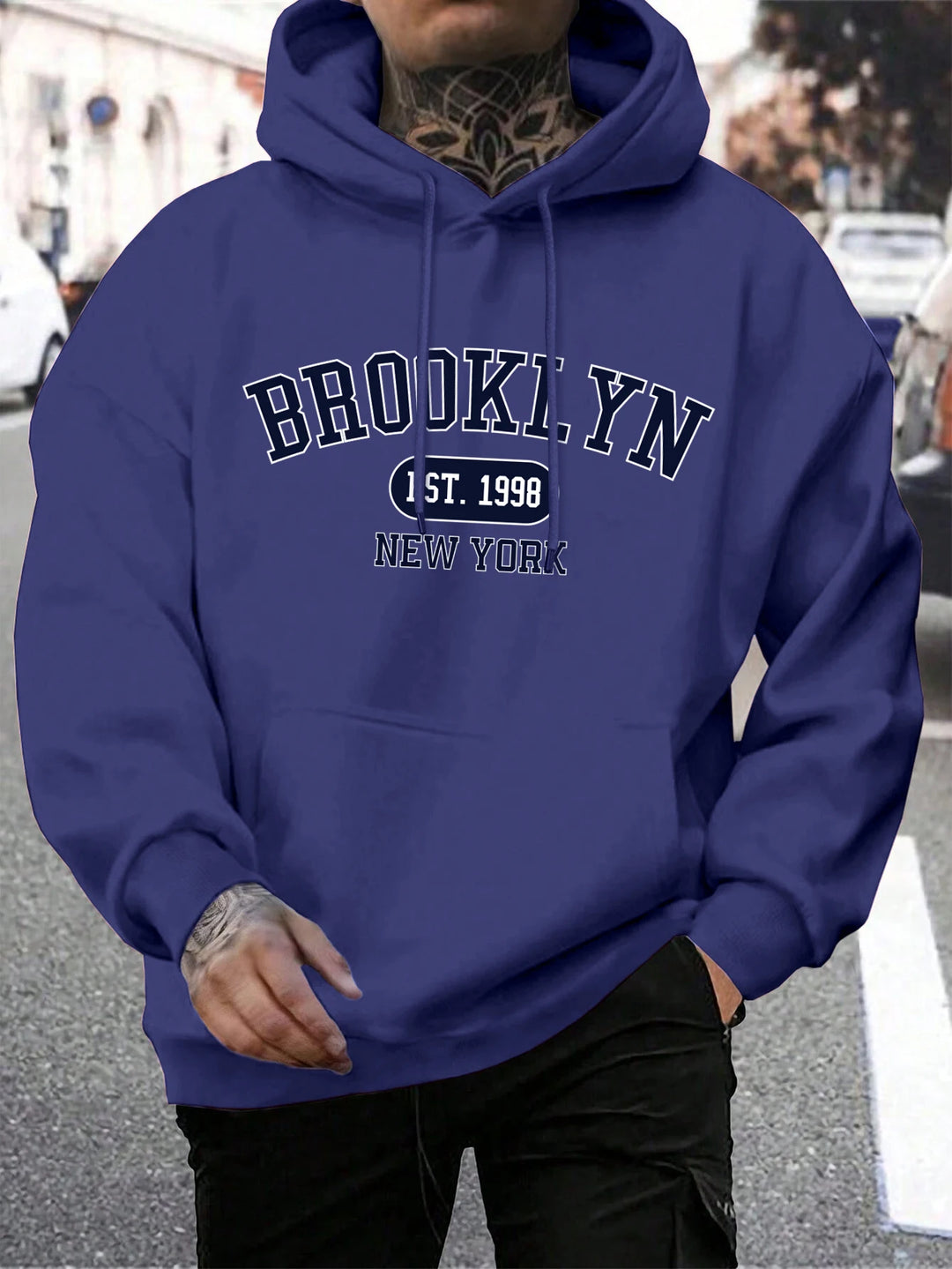 Brooklyn Est 1998 New York Oversized Hoodies