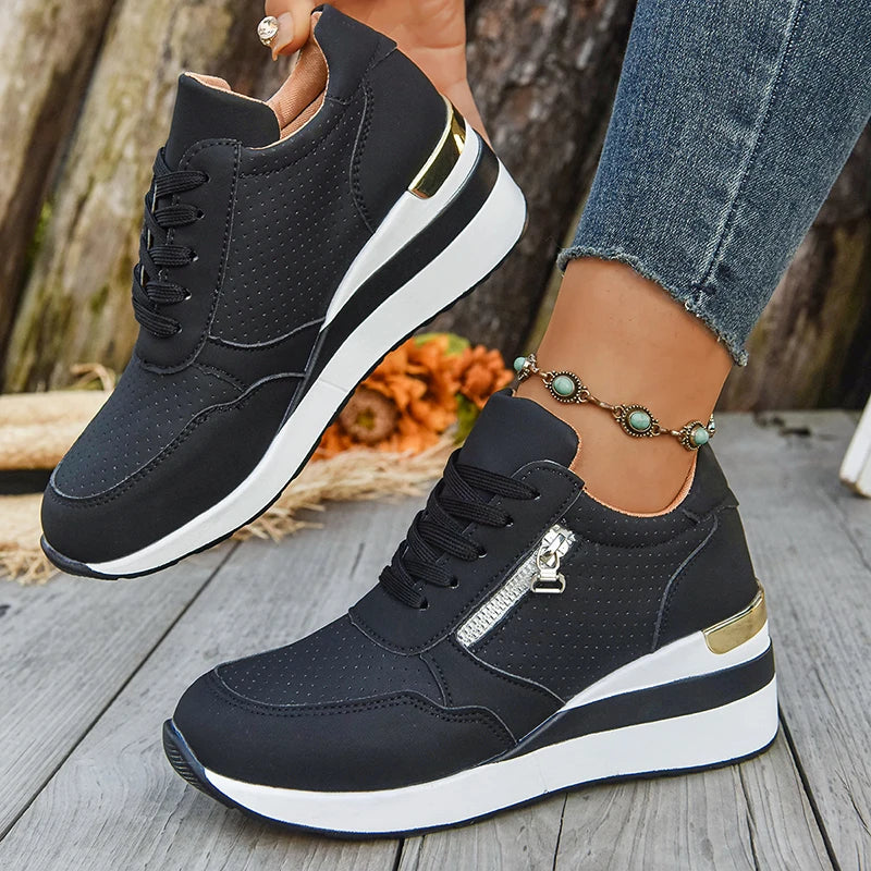 Orthopedic Lightweight Wedge Non-Slip Chunky Sneakers