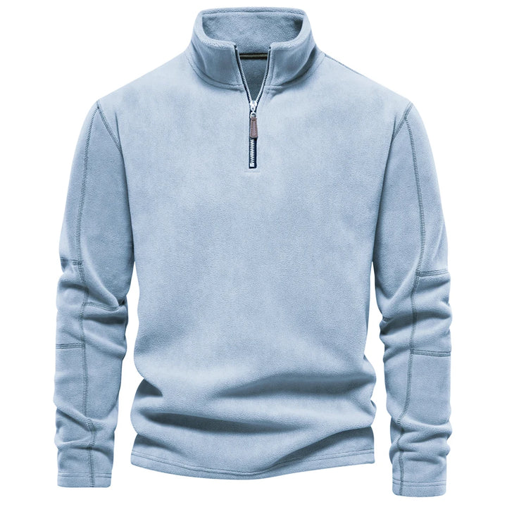 Warm Fleece Softshell Pullover Sweatshirt