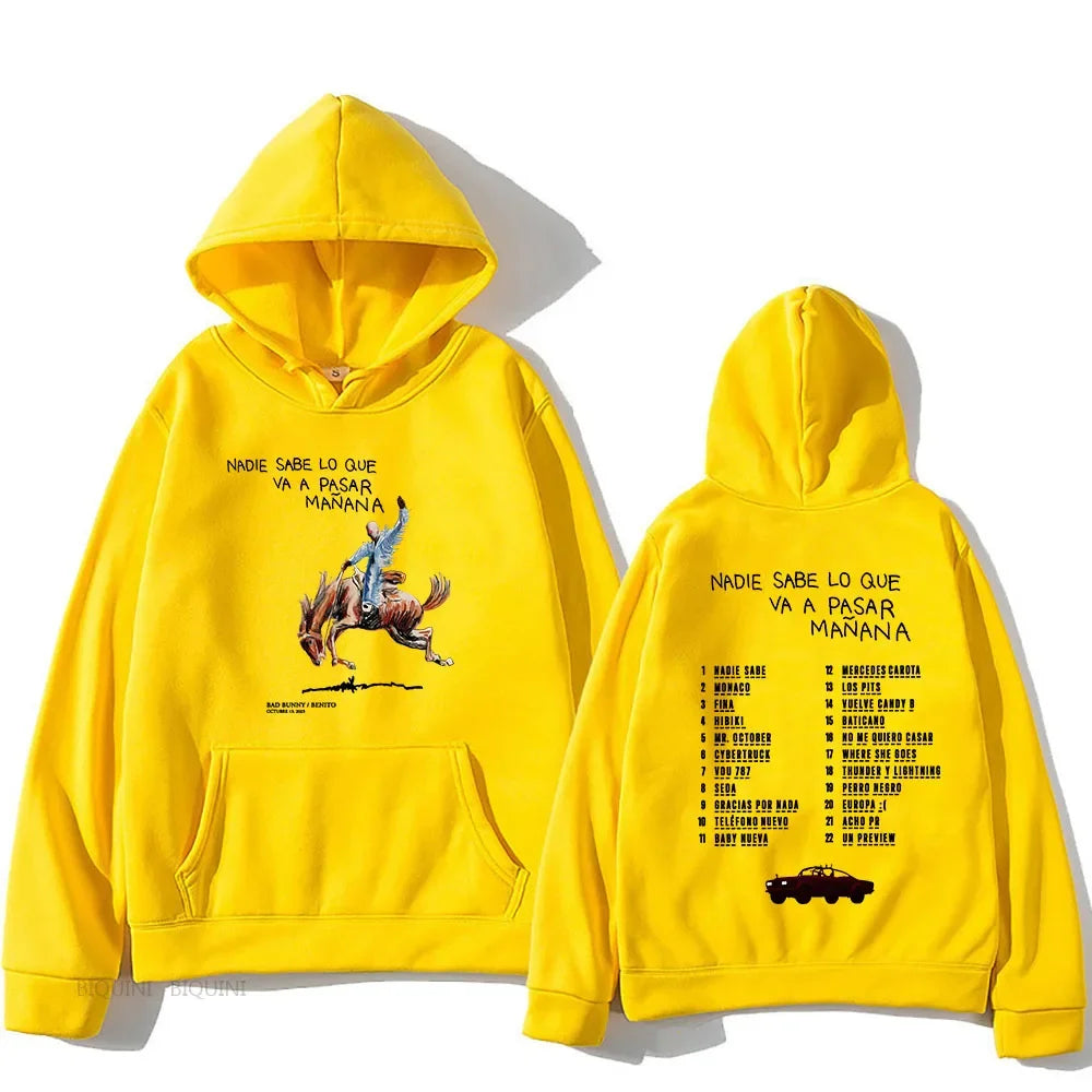 Bad Bunny RIP Unisex Hoodies