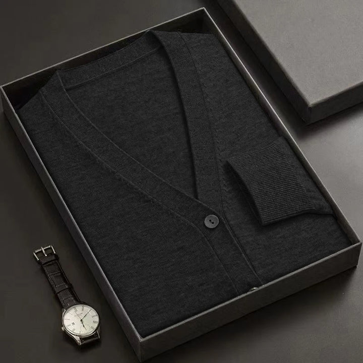 V-Neck Button Down Knitted Sweaters