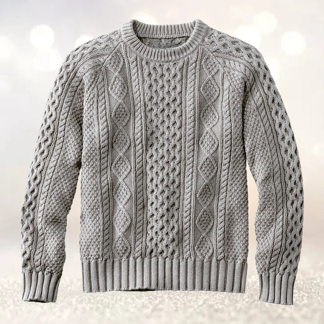 Solid Color Woven Wool Knitted Sweaters